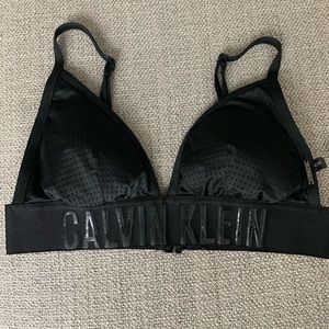 Calvin Klein Perforated Bralette Swim Top